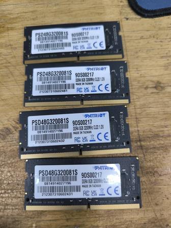 Продам ОЗУ Patriot для ноутбука ddr4 8Gb 3200Mhz