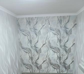 Поклейка обоев.Галтели.Закатка эмульсией.