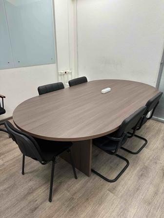 Столы, шкафы, диван