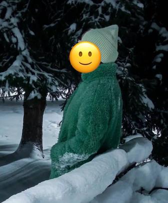 Шуба искусственная теплая