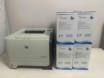 HP LaserJet P2055d и 4 шт картриджей CE505X