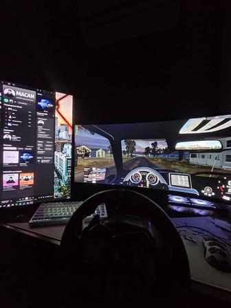 Полный игровой сетап RTX 5070 / i9-9900k / 2 Монитора / G29 / Периферия