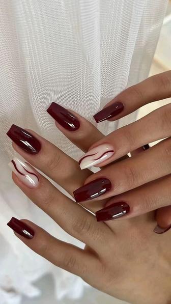 Маникюр наращивание модель керек