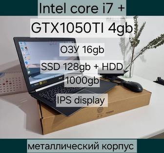 Aser Aspire 7 (intel i7 RAM16gb/1ТБ, видеокарта 4GB)