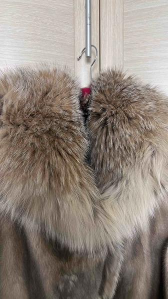 Норковая шуба с рысью Италия