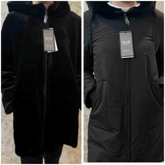 продается шуба и куртка 2 сторонняя, 48-50р