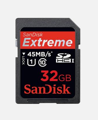 SanDisk Extreme 32GB UHS-I SDHC 45MB/S ,Clase 10 Memory Card