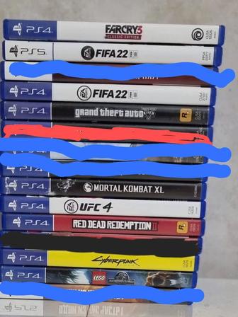 Продам игры на playstation 4/5