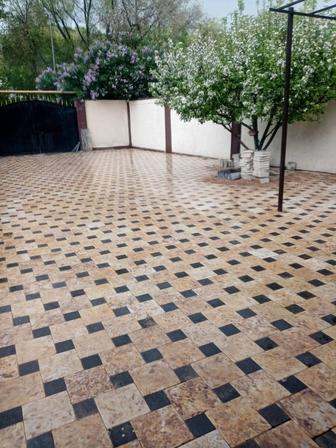 Укладка тротуарной плитки