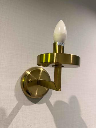Бра золотистое