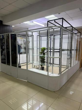 Продам торговое оборудование белого цвета