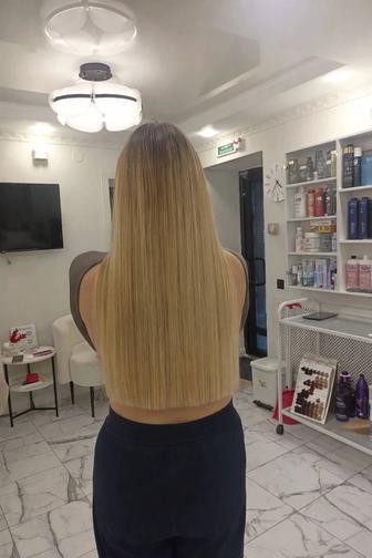 Наращивание волос от профессионала 30000 тг при первом посещении!