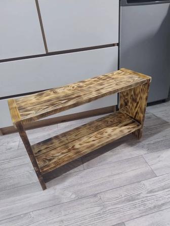 Делаю на заказ полочки под обувь деревянные.