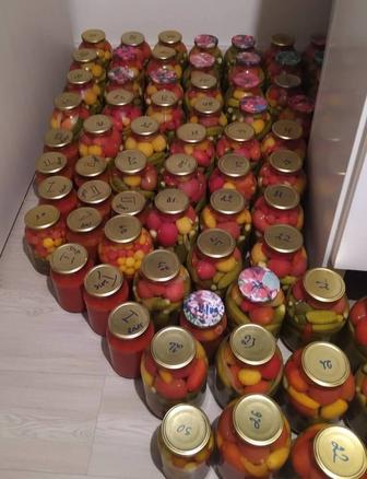 Соления. Лечо, Салат с баклажанами и помидоры Черри