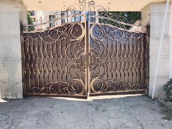 Покраска ворот