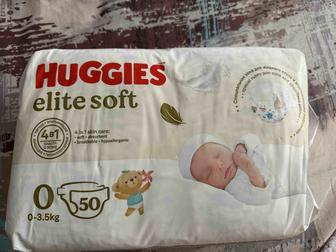 Продам памперсы HUGGIES elite soft