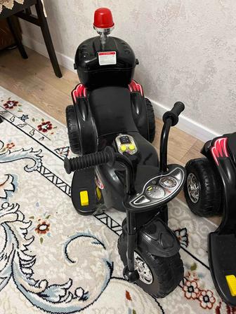 Детский мотоцикл черный