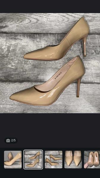 Продам туфли. Натуральная кожа (лак). Размер 37-38. Отл/сост., надеты 1раз