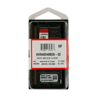 Оперативная память Kingston KVR48S40BD8-32 32 Гб (новая стоит 450 000тг)