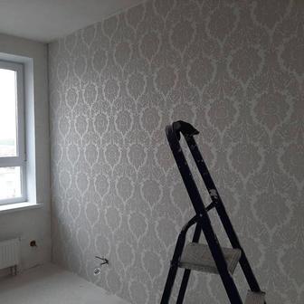 Поклейка обоев