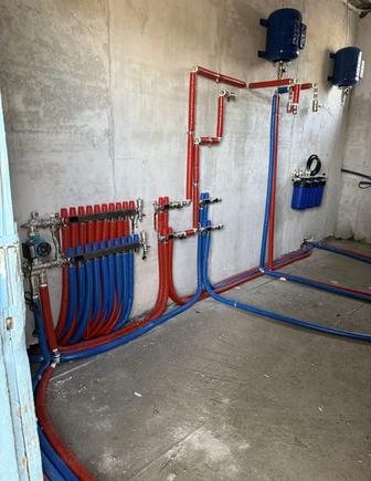 Отопление в Коттедже под ключ с материалами