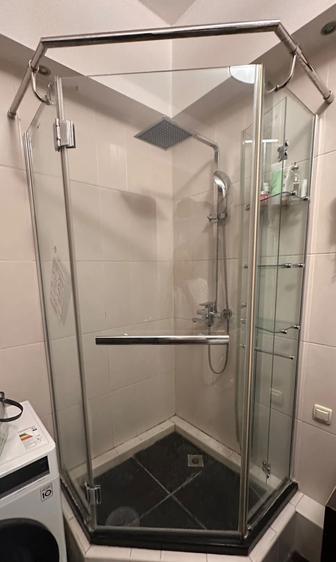 Душевая кабина 90х90 Стекло 3 полки Срочно