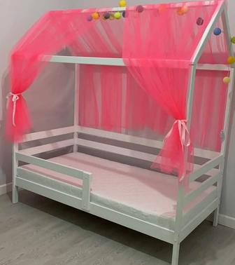 Детская мебель кровать домик