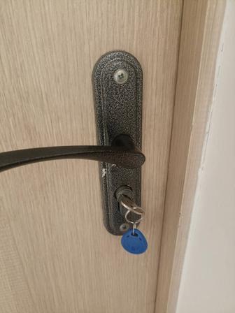 Установка замков и ручек на двери. Ремонт.