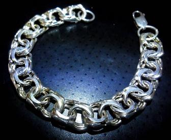 Продается цепь на руку, серебро 925