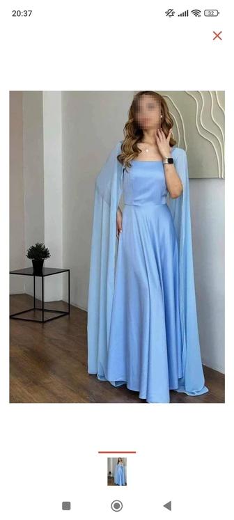 Нарядное нежное платье