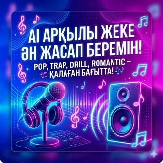 Жеке ән жасап беремін / Песня на заказ с вашим именем