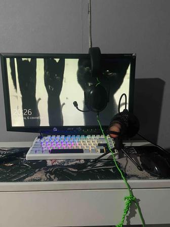 Продаю ПК с GTX 1060 наушники razer монитор мышка