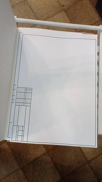 Папки для черчения со штампом