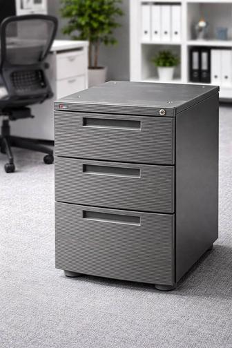 Тумба офисная. Металлический ящик. Мебель для офиса. Тумбочка. Стеллаж