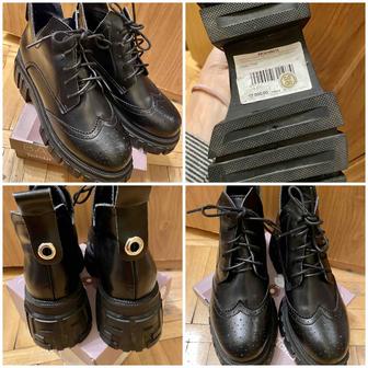 Ботинки из натуральной кожи