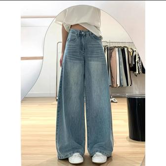 Продам новые широкие джинсы