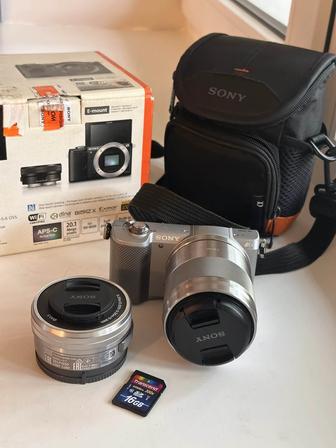 Фотоаппарат Sony ILCE 5000 LW, 2 объектива в комплекте