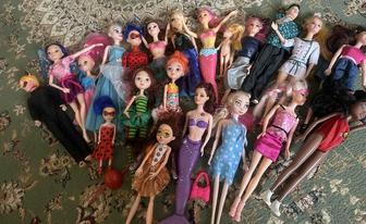 Куклы для девочек 20 шт бу