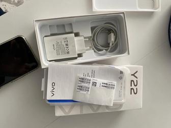 VIVO Y22, 64 gb, в коробке