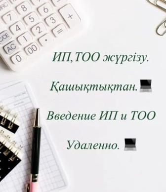 Введение ИП и ТОО