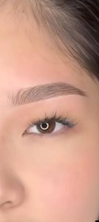 Перманентный макияж бровей и губ в технике пудровое напыление