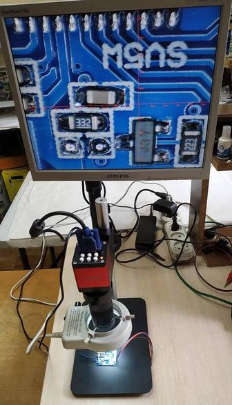 Микроскоп электронный профессиональный для пайки ремонта