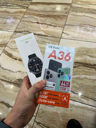 ZTE Blade A36 подарок смарт часы Borofone bd2 Продам срочно
