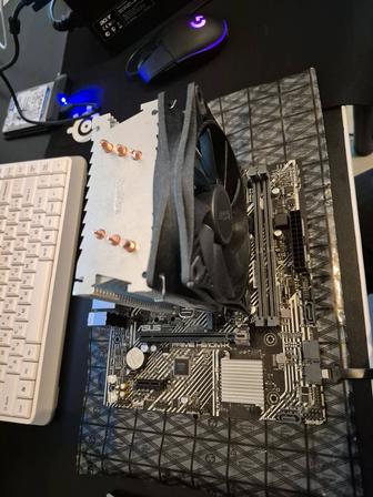 Материнская плата prime h510m-kПроцессор I5 10400F башенный куллер pccoole