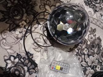 Продам светильник колонка диско шар