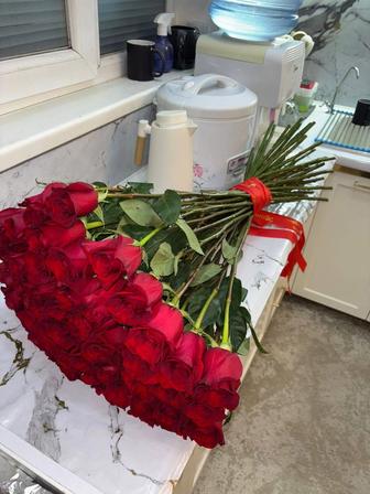 Цветы свежие метровый Романтик