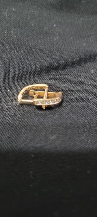 Серьги золото