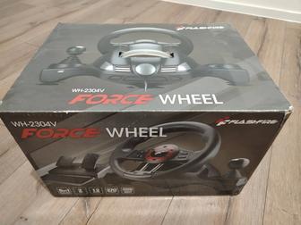 Руль игровой force wheel.