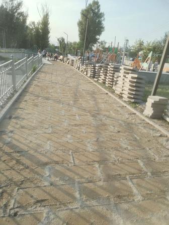 Укладка брусчатка