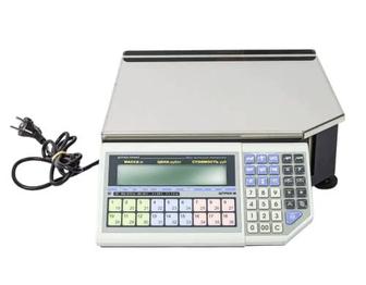 Весы с печатью этикеток Штрих-ПРИНТ вер.4.5 - 15 кг. без стойки фасов.